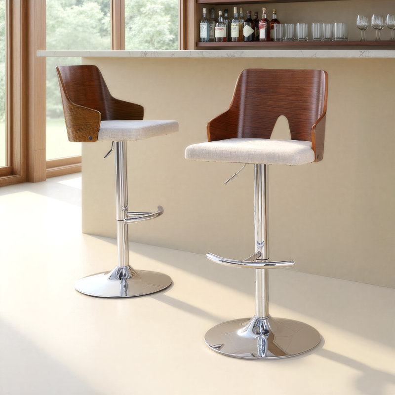 Tabourets Ashton, Chrome
