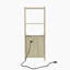 Table de chevet avec station de charge, table de chevet intelligente avec veilleuse avec tablette de rangement pour la chambre à coucher