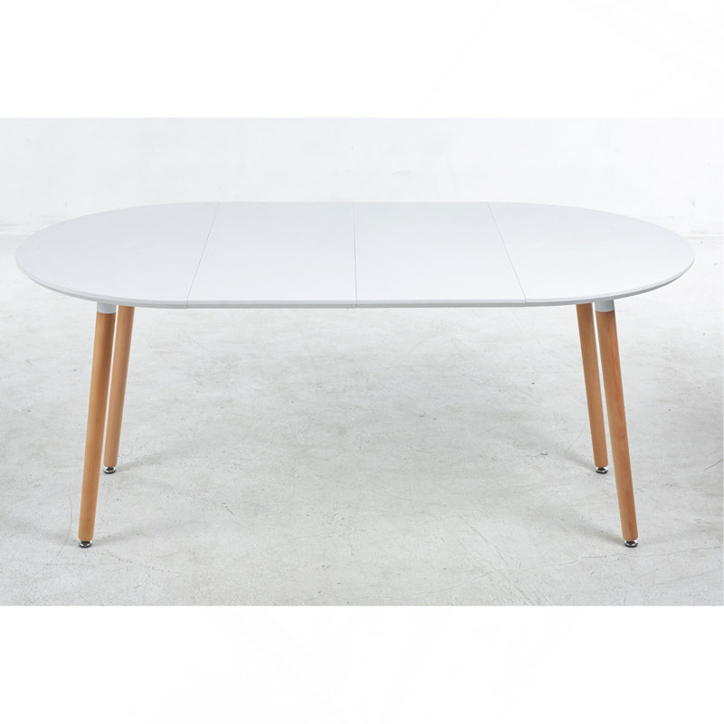 Extensible Table,Dinning Table,Wood Leg,100/140/180X100x75cm