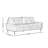 Maillard-style Chenille Sofa