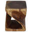 Amardev Abstract Solid Wood End Table-126186943-126699396