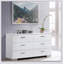 Commode 6 tiroirs Dulcey White