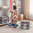Clothes Storage Bag Foldable Storage Bin Closet Organizer With Reinforced Handle Sturdy Fabric Clear Window For Sweaters, Coats, T-shirts, Blankets, 6 Pack-825054175-825054174-833805769