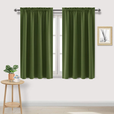 Ensemble de 2 panneaux de rideaux occultants 2 panneaux isolants, isolants et économiseurs d'énergie pour la chambre à coucher et le salon