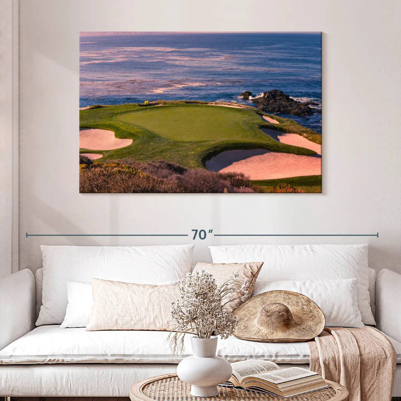 Sir Sir Golf à Pebble Beach, H 32 po x l 48 po