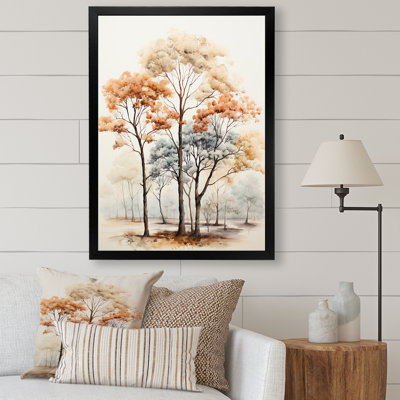 " Soft Neutral Tones Tree Oak Harmony "