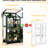 62" High Portable Greenhouse With Wheels And Adjustable Plant Storage Options, 62 Organizer Shelving,