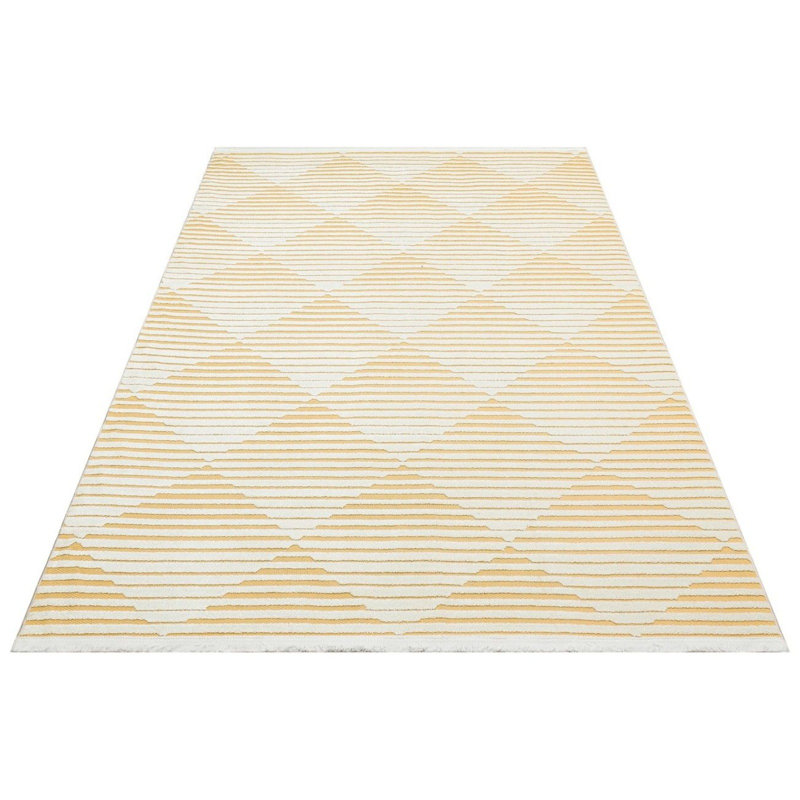 Sipsey Geometric Recycled P.E.T Indoor / Outdoor Area Rug, Rectangle 190 x 290cm