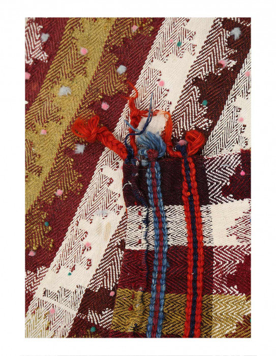 Fine Hand woven Flat Weave vintage Sumak 2'8"X 8'2"