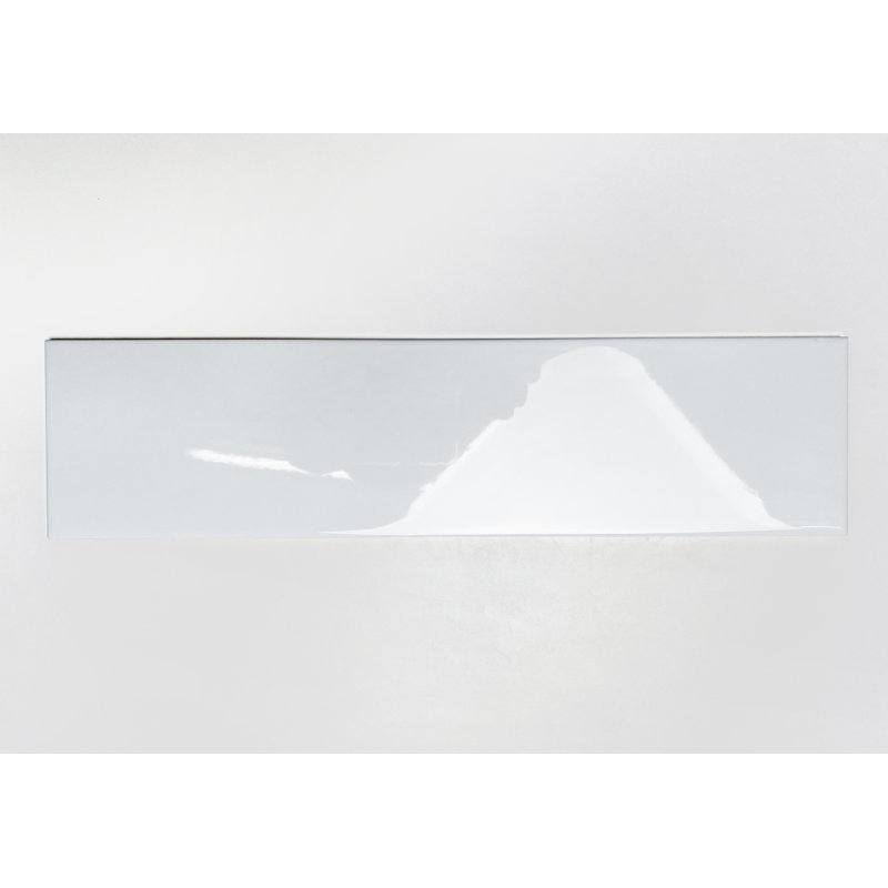 Carreau de céramique 4 "x 16" Hudson, Gris froid brillant