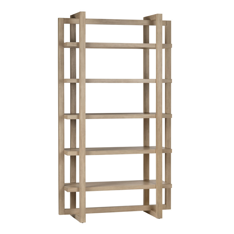 Koda 5 Shelf Etagere_Bookcase, Tan