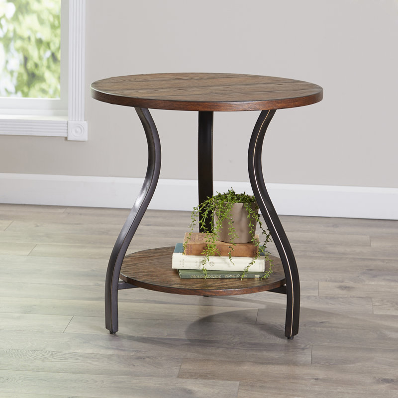 Table de bout avec rangement Jimerson