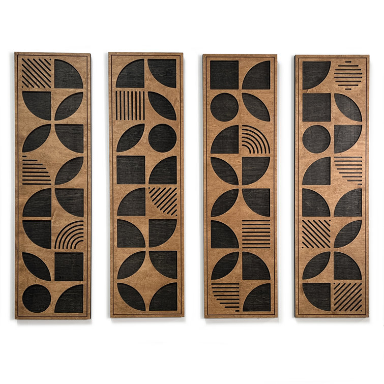 Corrigan Studio® Geometric Design Wood Wall Art | Wayfair