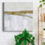 Toile encadrée «Gold Ribbon Horizon II» de qualité supérieure - prête à être accrochée-2138698408-2138698411