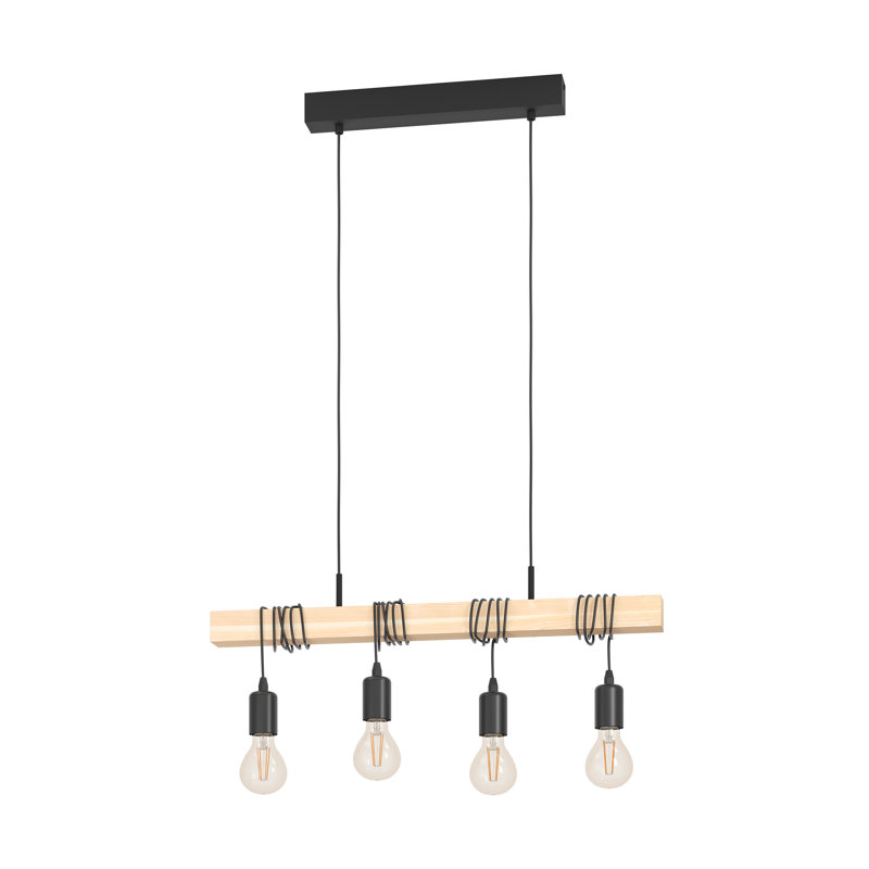 4 - Light Matte Black Pendant