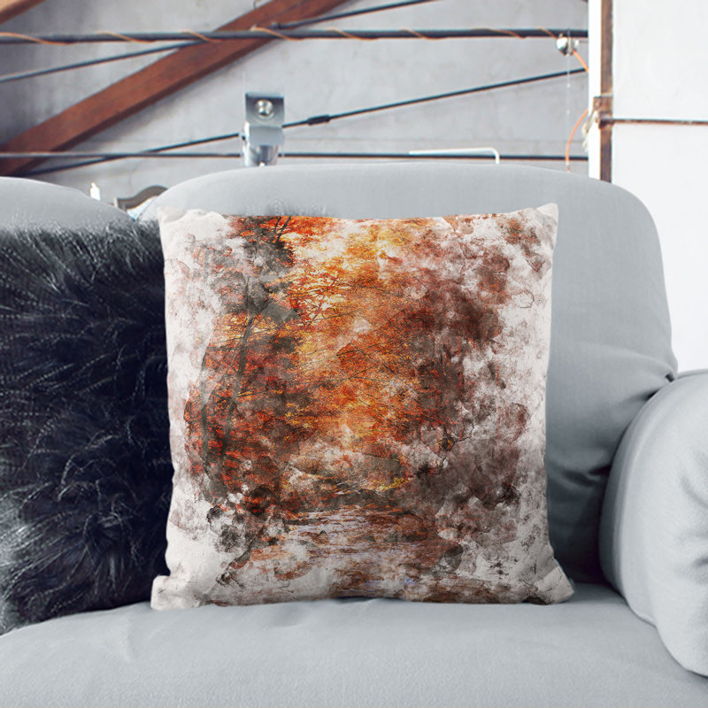 Square Throw Cushion, 55cm H x 55cm W x 20cm D