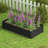 Outsunny Galvanized Raised Garden Bed Kit With Reinforcing Bars-626940330-626939992