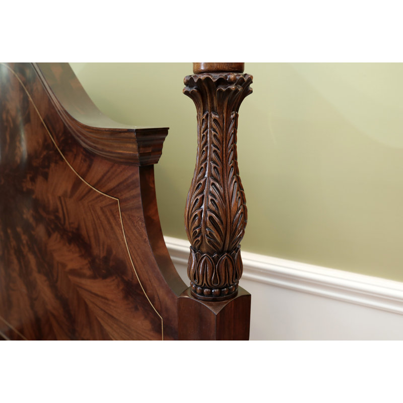 Solid Wood Four Poster Bed, Queen