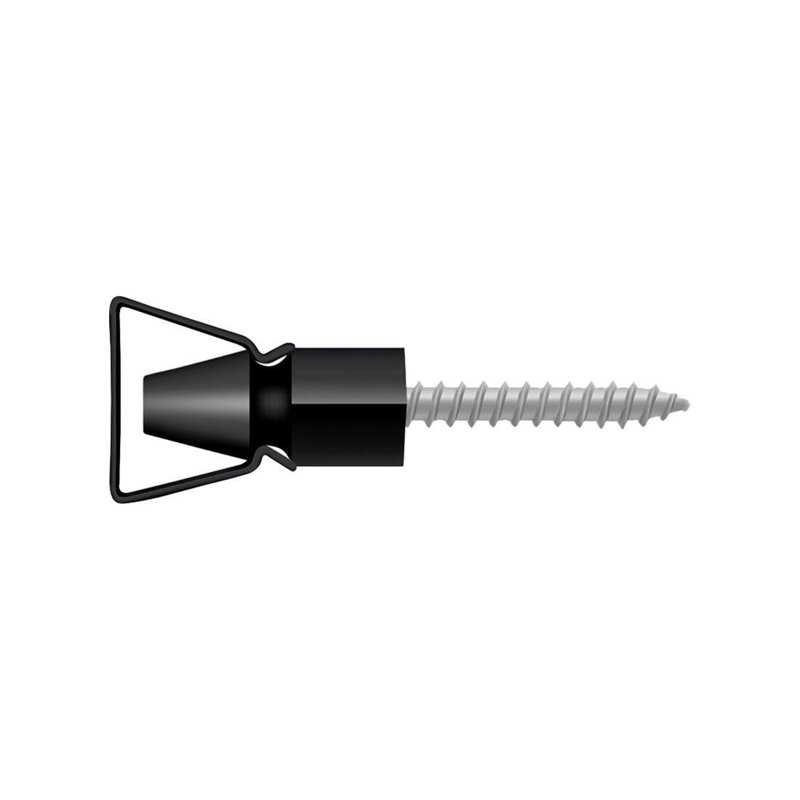 Porte-volet Deltana SDH101U19, peinture noire 1-1 / 4 po, Noir