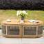 Table ovale en acacia