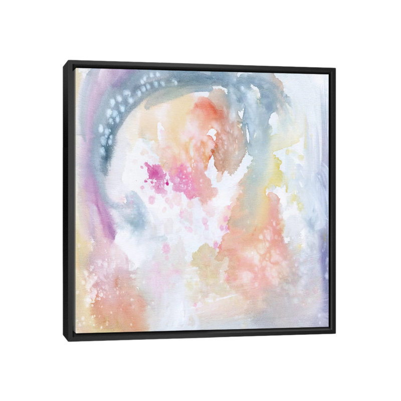 «In The Clouds» par Stephanie Corfee, impression sur toile, H 18 po x l 18 po x P 1,5 po, Toile avec cadre noir, Pas de tapis