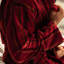 100% Cotton Mid-Calf Bathrobe with Pockets-75051960