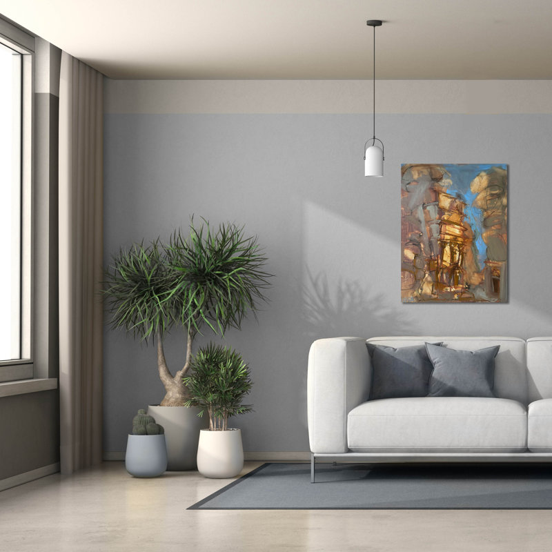  «Safe Passage» par Erin McGee Ferrell, art mural sur toile, 26 po x 34 po, H 34 po x l 26 po
