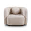 Fauteuil d'appoint carré, fauteuil rembourré en nuage Boucle, fauteuil de style japonais, canapé 1 place-551167219