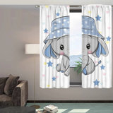 Polyester Room Darkening Curtain Pair