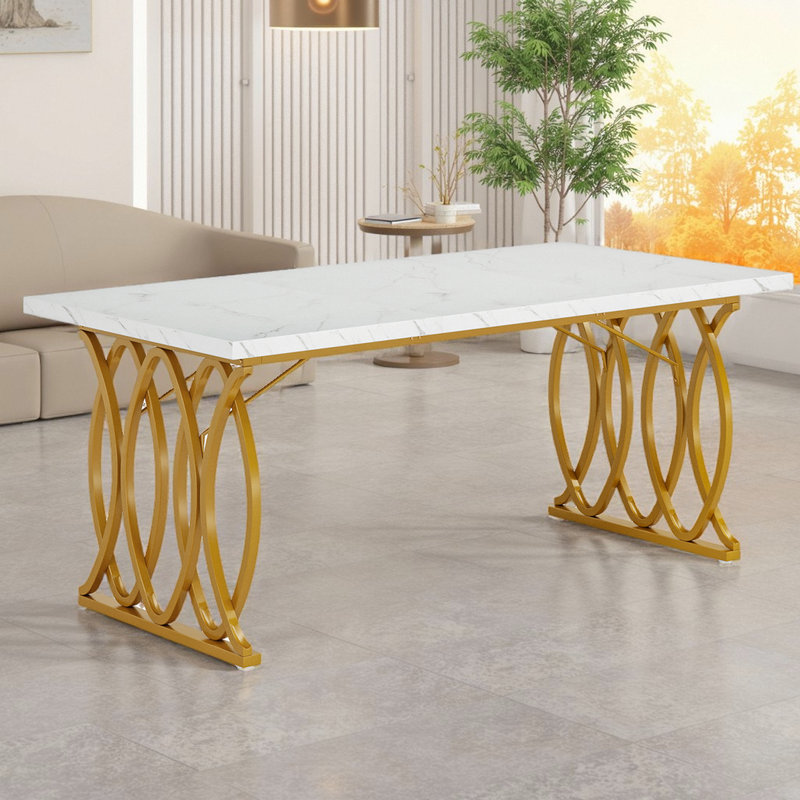 Bureau d'ordinateur 63 po Modern Executive