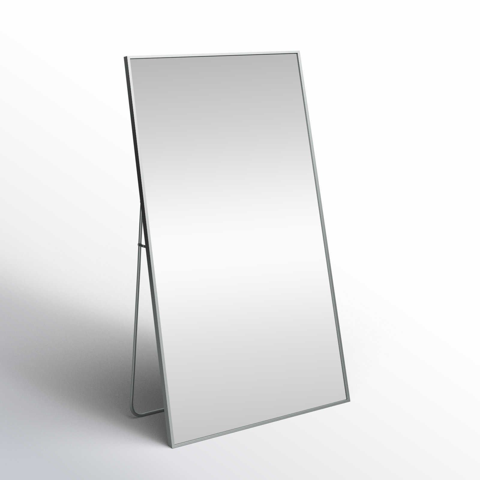 Sabine Full-Length Mirror, 60" x 36", Silver