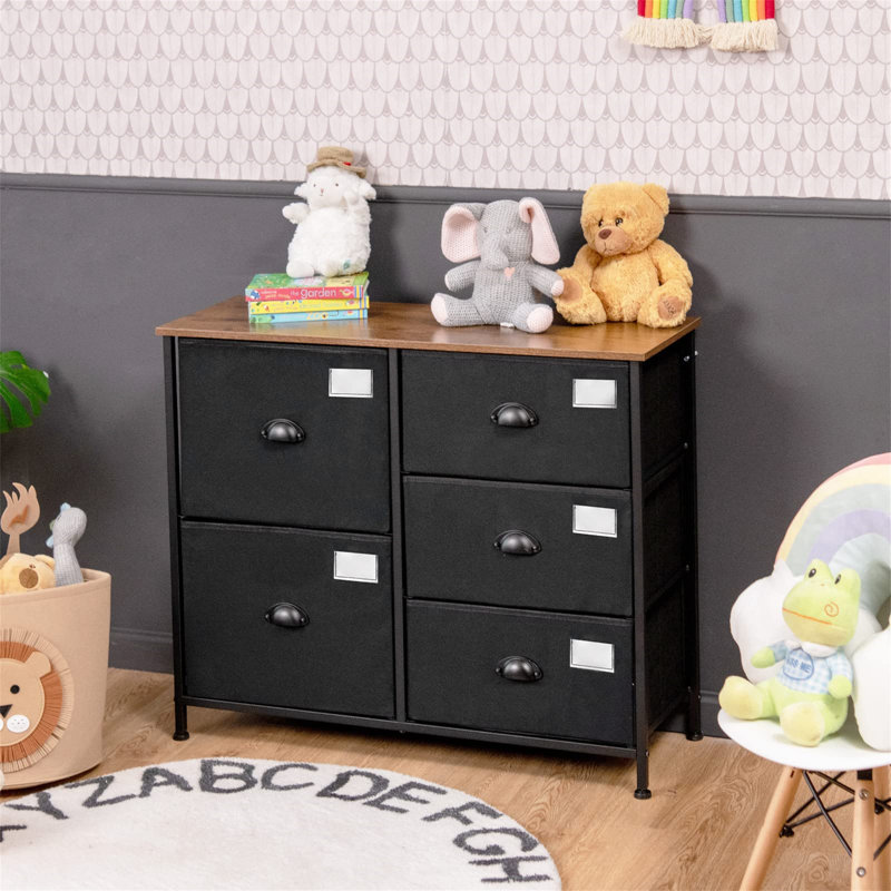 Amadio 5 Drawer Storage Drawer