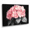 Hortensias avec une douce floraison de roses I - impressions sur toile d'hortensias