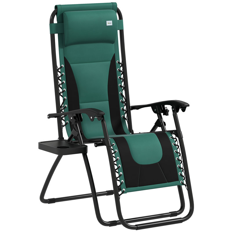 89cm Long Single Chaise, Green