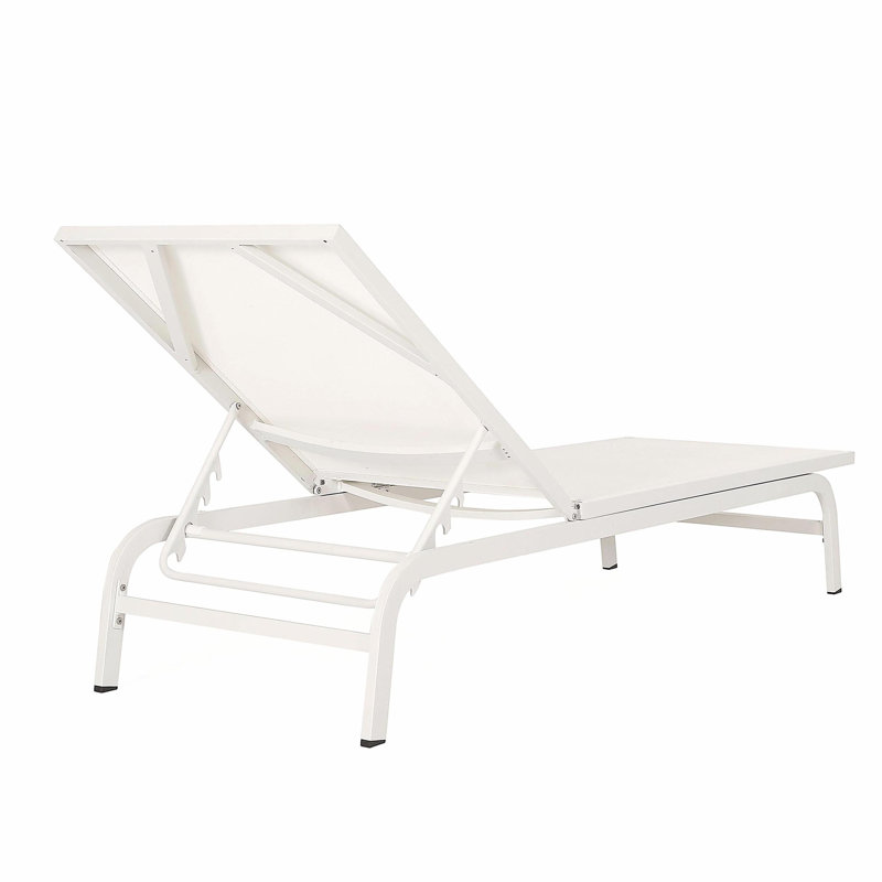 FINN CHAISE LUNGE, Blanc
