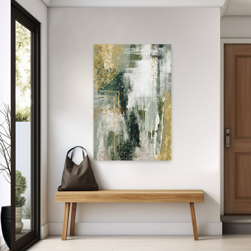 Art contemporain contemporain abstrait, H 60 po x l 40 po