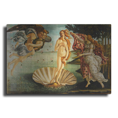 La naissance de Vénus par Sandro Botticelli - peinture sans cadre sur métal