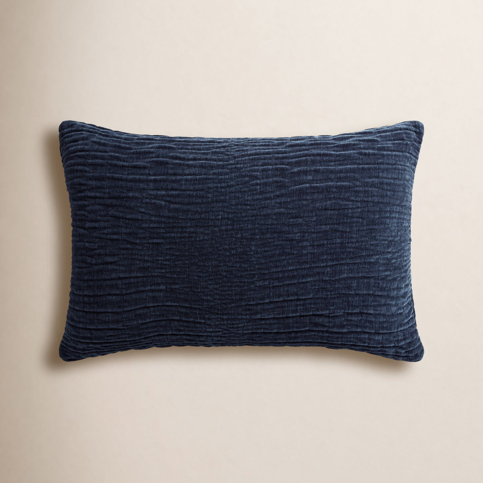 Edan Throw Pillow, 26" x 16", Navy, Pillow Cover Only - No Insert