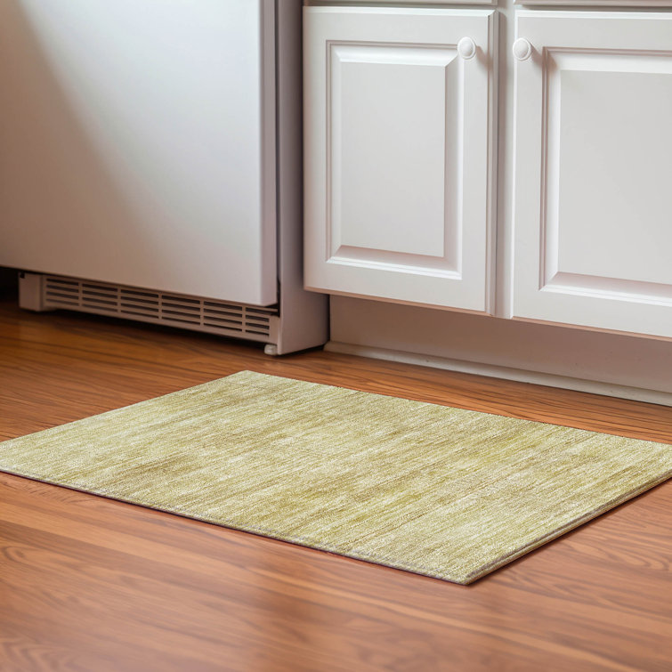 Premium Machine Washable Prisco Gold Rug