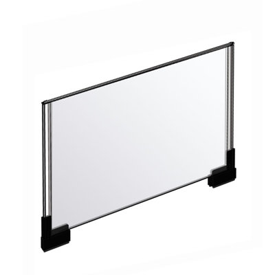 Porte-affiches double face en acrylique avec fixation magnétique, 43 cm (L) x 28 cm (H), ensemble de 2