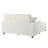64" Corduroy Sleep Sofa Chair with USB Ports & Cup Holders-322198250