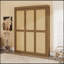 Armoire de lit en bois massif avec rotin Murphy-59938277-59938283