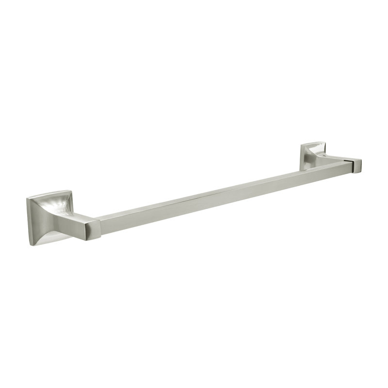 Barre à serviettes Studio Collection - nickel satiné 20 1/8 po x 2 1/8 po - Accessoire de salle de bain transitionnel