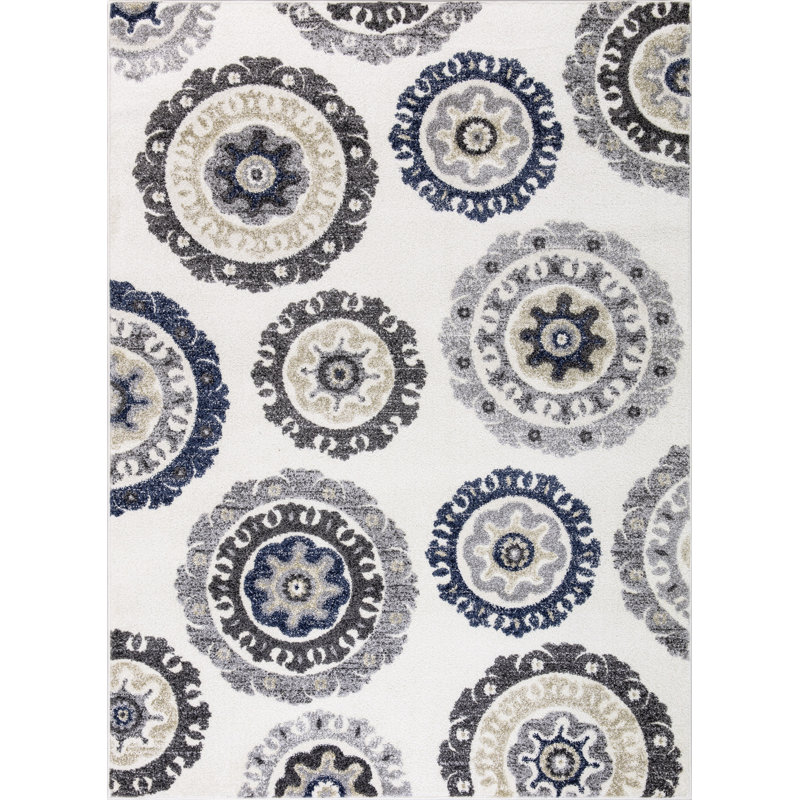 Sandiford Geometric Indoor Rug, Rectangle 5'3" x 7'3"