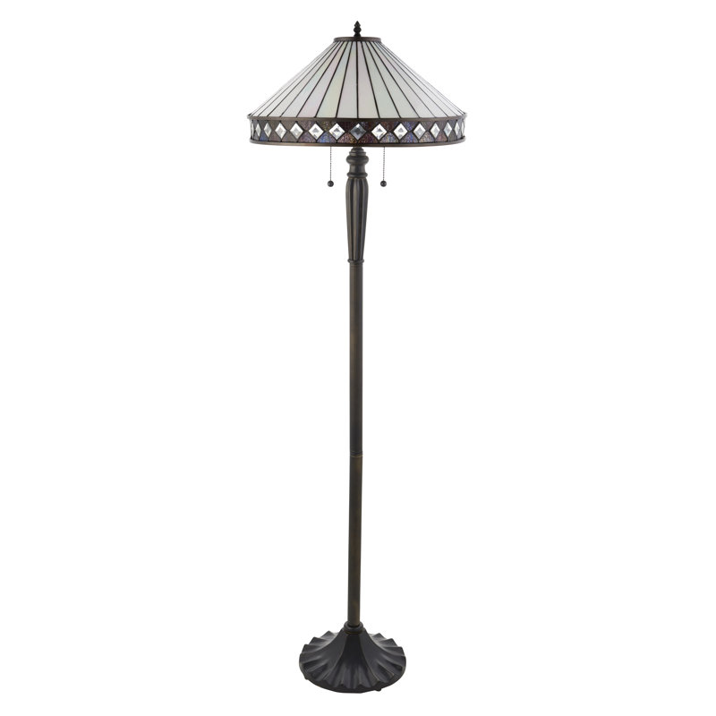 Kacey 158cm Dark Bronze Traditional Floor Lamp