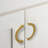  Brass Arch Pull Multipack
