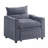 Velvet Fabric Convertible Chair Pullout Adjustable Sleeper-1786740446