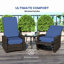 Fauteuil inclinable inclinable en rotin 360 °