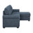 Linen Blend Sleeper Sofa with Reversible Chaise