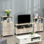 TV Stand Cabinet With 2 Foldable Drawers-894849583